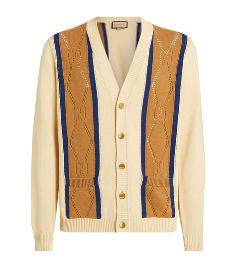 gucci stripe cardigan